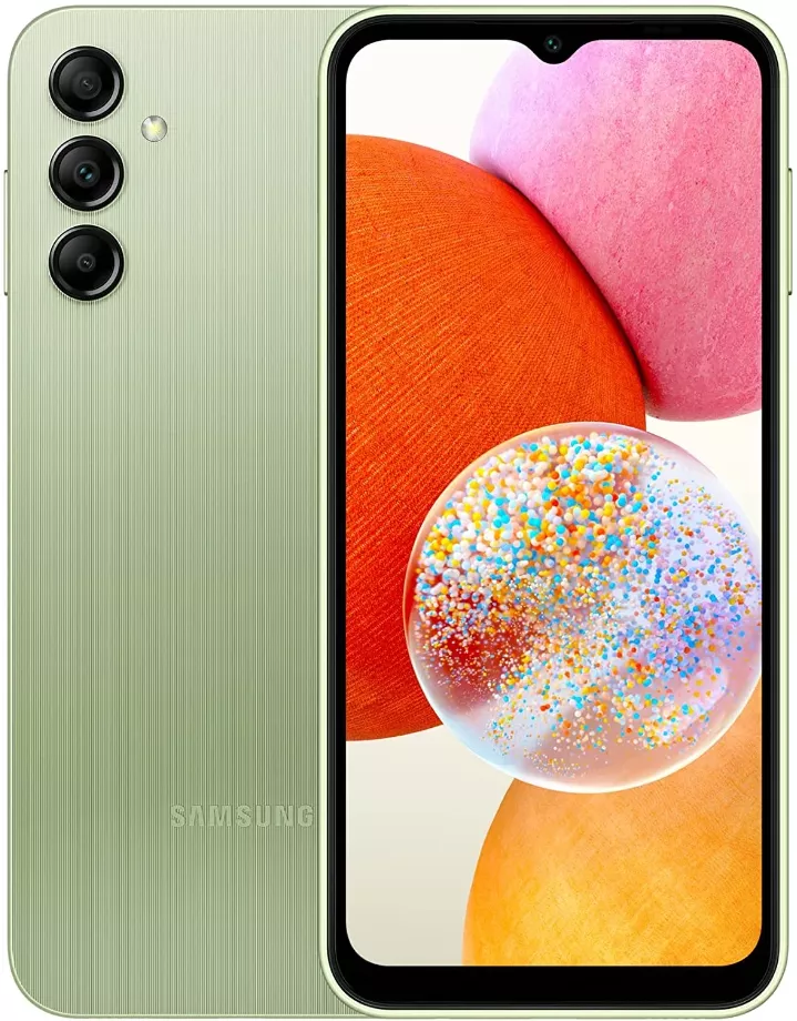 Смартфон Samsung A14 4/64 ГБ, Dual nano SIM, светло-зеленый